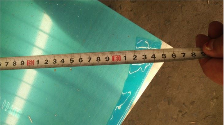 plat aluminium 8mm